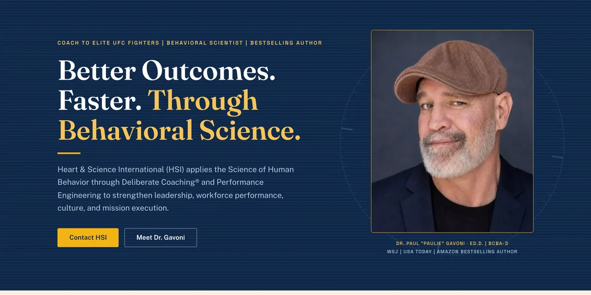 Heart & Science International — the site we built